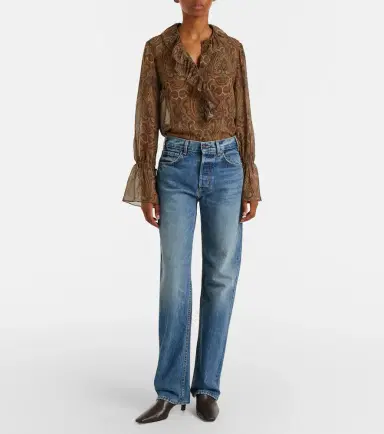 Nili Lotan Briana straight jeans | Thumbnail 7