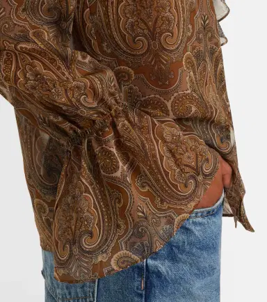 Nili Lotan Cecily paisley silk blouse | Thumbnail 3