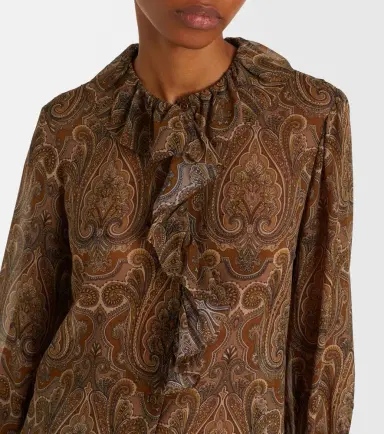 Nili Lotan Cecily paisley silk blouse | Thumbnail 4