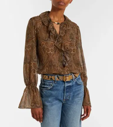 Nili Lotan Cecily paisley silk blouse | Thumbnail 5