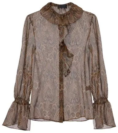 Nili Lotan Cecily paisley silk blouse | Thumbnail 1