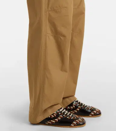 Dries Van Noten Cotton wide-leg pants | Thumbnail 6 Dries Van Noten Cotton wide-leg pants | Thumbnail 6
