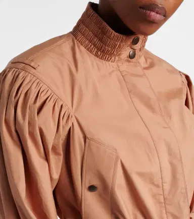Chloé Chloé Gathered belted cotton poplin jacket | Thumbnail 6 Chloé Chloé Gathered belted cotton poplin jacket | Thumbnail 6