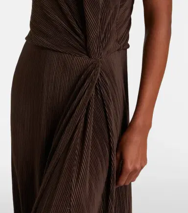 Vince Pleated midi dress | Thumbnail 3