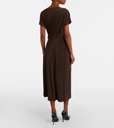 Vince Pleated midi dress | Thumbnail 4