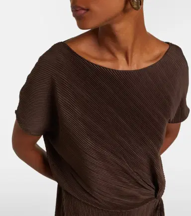 Vince Pleated midi dress | Thumbnail 6