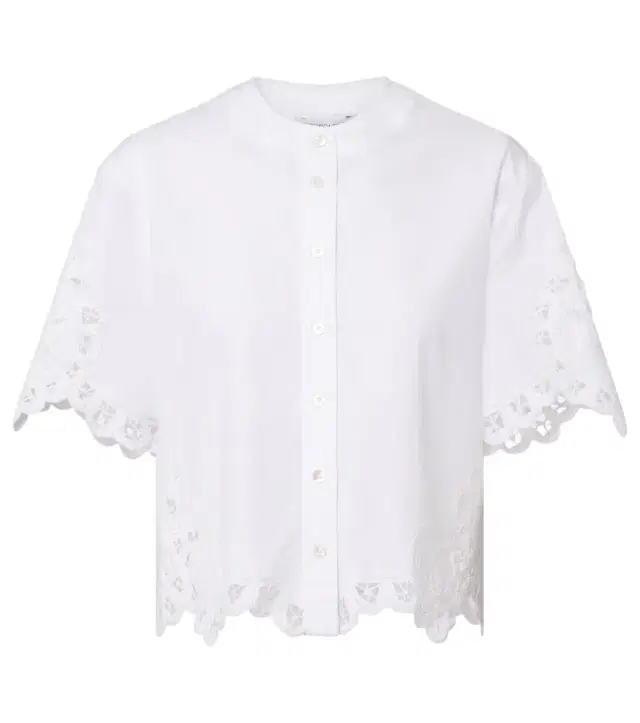 Aleck embroidered cotton shirt