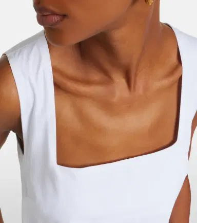 Veronica Beard Shanice embroidered cotton minidress | Thumbnail 4