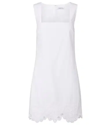Veronica Beard Shanice embroidered cotton minidress | Thumbnail 1