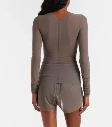 Rick Owens Temple sheer tulle top | Thumbnail 3