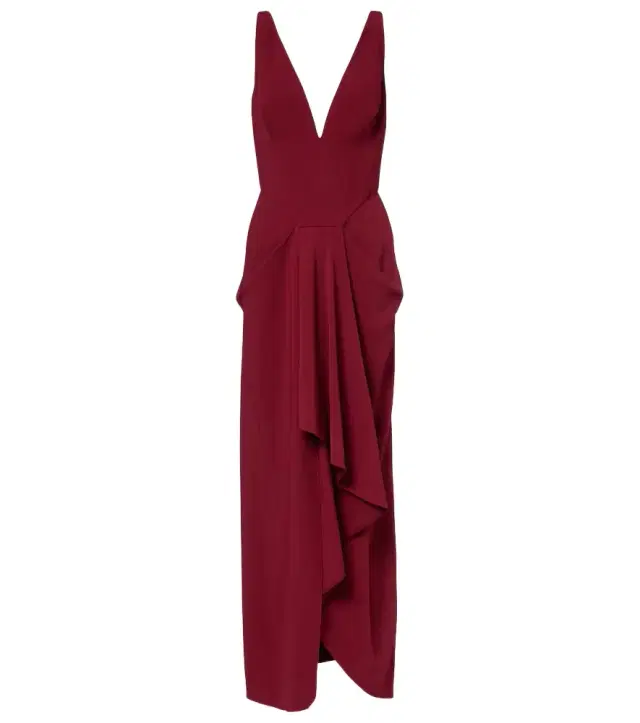 Givenchy Asymmetrical draped maxi dress