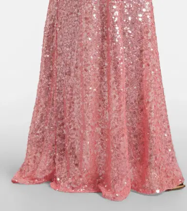 David Koma Sequined draped gown | Thumbnail 2