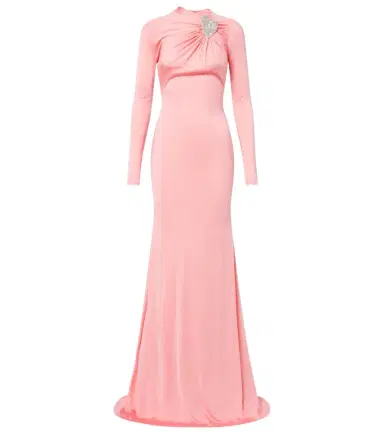 David Koma Embellished satin gown | Thumbnail 1