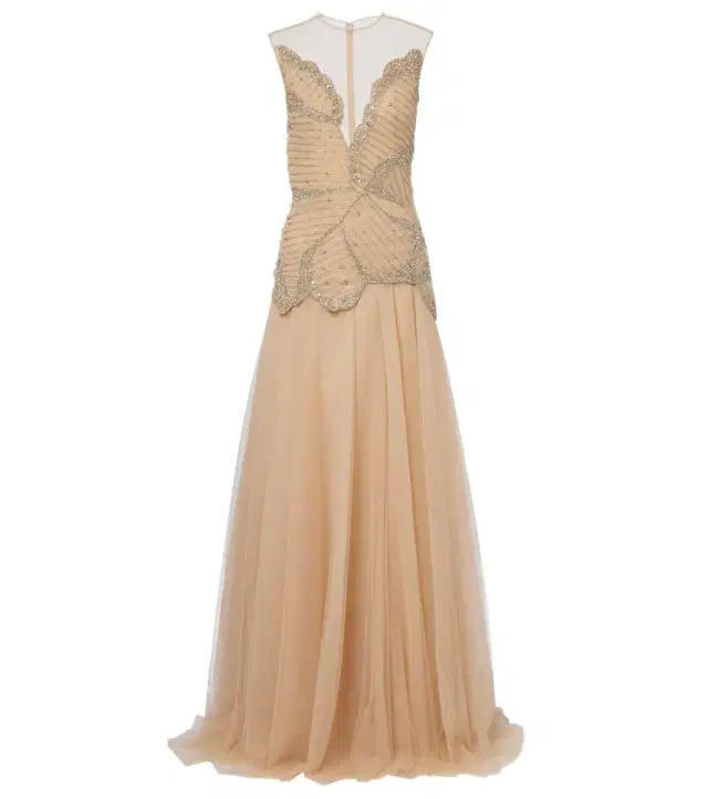 Arabella embellished tulle gown