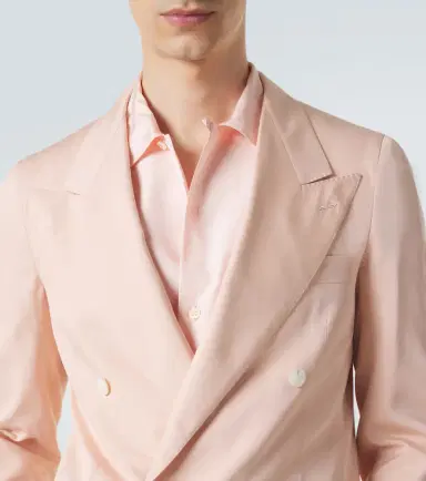 UMIT BENAN Richard double-breasted silk blazer | Thumbnail 5 UMIT BENAN Richard double-breasted silk blazer | Thumbnail 5