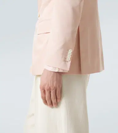 UMIT BENAN Richard double-breasted silk blazer | Thumbnail 7 UMIT BENAN Richard double-breasted silk blazer | Thumbnail 7