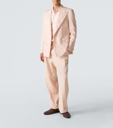 UMIT BENAN Richard double-breasted silk blazer | Thumbnail 8 UMIT BENAN Richard double-breasted silk blazer | Thumbnail 8
