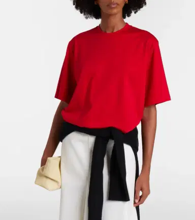 RÓHE Róhe Oversized cotton and silk-blend T-shirt | Thumbnail 3