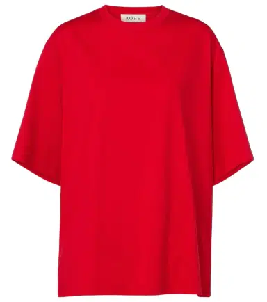 RÓHE Róhe Oversized cotton and silk-blend T-shirt | Thumbnail 1