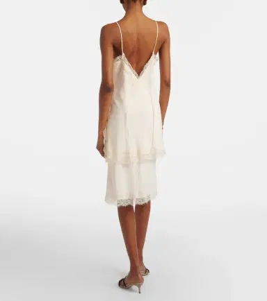 Rohe Róhe Lace-trimmed satin slip skirt | Thumbnail 2 Rohe Róhe Lace-trimmed satin slip skirt | Thumbnail 2