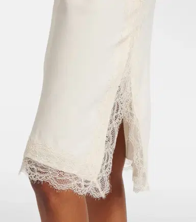 Rohe Róhe Lace-trimmed satin slip skirt | Thumbnail 3 Rohe Róhe Lace-trimmed satin slip skirt | Thumbnail 3