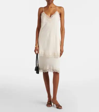 Rohe Róhe Lace-trimmed satin slip skirt | Thumbnail 4 Rohe Róhe Lace-trimmed satin slip skirt | Thumbnail 4