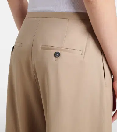 RÓHE Róhe Pleated virgin wool wide-leg pants | Thumbnail 3