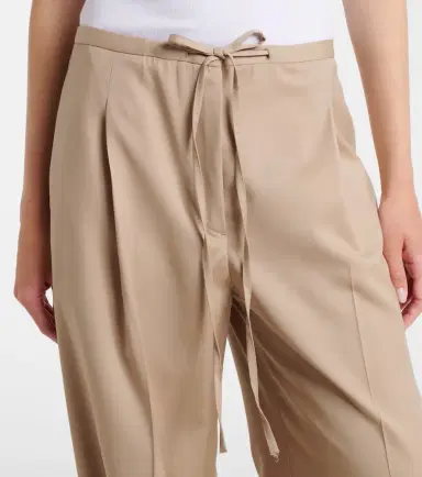RÓHE Róhe Pleated virgin wool wide-leg pants | Thumbnail 4