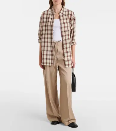 RÓHE Róhe Pleated virgin wool wide-leg pants | Thumbnail 5