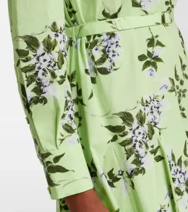 Emilia Wickstead Marione floral belted cotton shirt dress | Thumbnail 2
