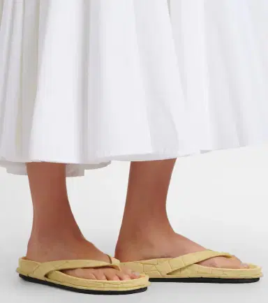 Jacquemus Tatanes suede thong sandals | Thumbnail 6 Jacquemus Tatanes suede thong sandals | Thumbnail 6