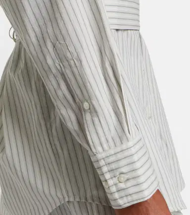 RÓHE Róhe Belted striped silk and cotton shirt | Thumbnail 2 RÓHE Róhe Belted striped silk and cotton shirt | Thumbnail 2