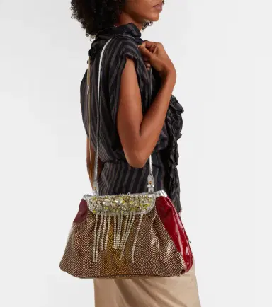 Dries Van Noten Blossom Small patent leather crossbody bag | Thumbnail 7 Dries Van Noten Blossom Small patent leather crossbody bag | Thumbnail 7