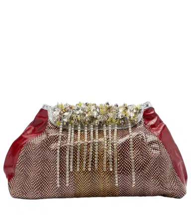 Dries Van Noten Blossom Small patent leather crossbody bag | Thumbnail 1 Dries Van Noten Blossom Small patent leather crossbody bag | Thumbnail 1