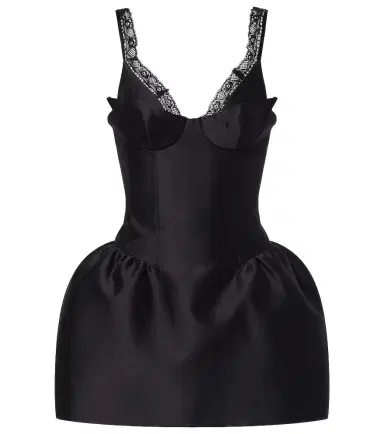 SHUSHU/TONG ace-trimmed minidress | Thumbnail 1
