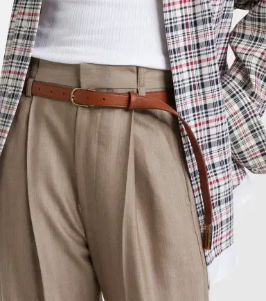 Victoria Beckham Dorian B leather belt | Thumbnail 3
