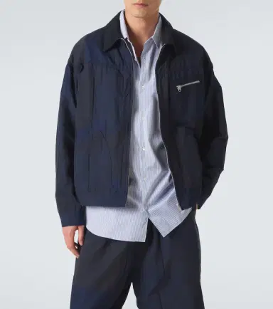 Comme des Garcons Homme Comme des Garçons Homme Cotton-blend blouson jacket | Thumbnail 2