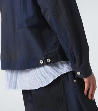 Comme des Garcons Homme Comme des Garçons Homme Cotton-blend blouson jacket | Thumbnail 4