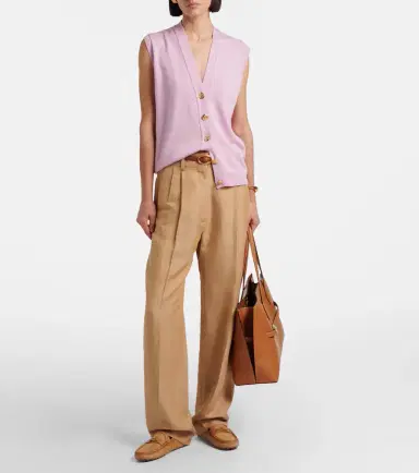 Tod's Gommino leather-trimmed raffia loafers | Thumbnail 6 Tod's Gommino leather-trimmed raffia loafers | Thumbnail 6