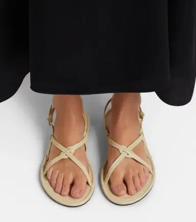 The Row Malick Strap leather sandals | Thumbnail 6 The Row Malick Strap leather sandals | Thumbnail 6