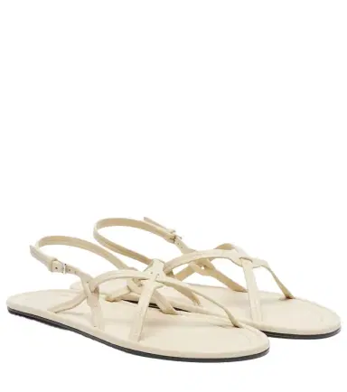 The Row Malick Strap leather sandals | Thumbnail 1 The Row Malick Strap leather sandals | Thumbnail 1