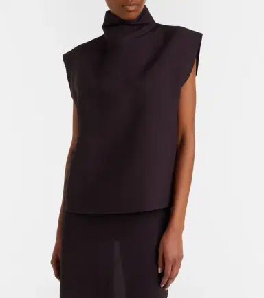 Alaïa Alaïa Poplin turtleneck top | Thumbnail 4