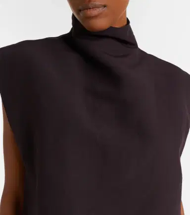 Alaïa Alaïa Poplin turtleneck top | Thumbnail 5