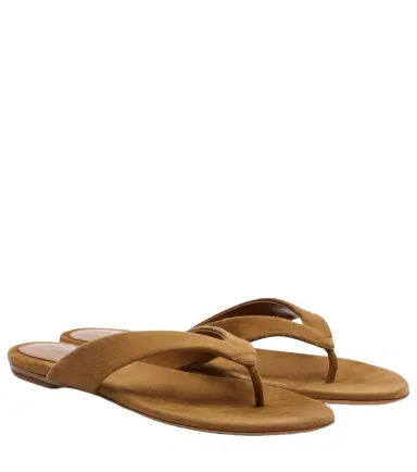 Le Monde Béryl Le Monde Béryl Suede thong sandals | Thumbnail 1