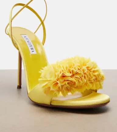 Aquazzura Cherry Kiss appliqué sandals | Thumbnail 4 Aquazzura Cherry Kiss appliqué sandals | Thumbnail 4