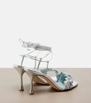 Manolo Blahnik Anista floral-appliqué leather sandals | Thumbnail 4 Manolo Blahnik Anista floral-appliqué leather sandals | Thumbnail 4