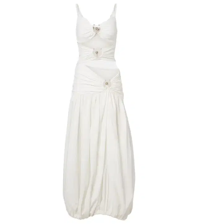 Christopher Esber Orbit cutout ruched jersey maxi dress