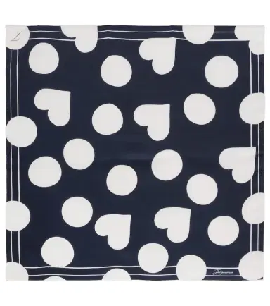Jacquemus Caur printed silk scarf | Thumbnail 1