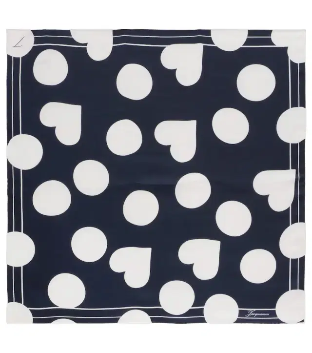 Caur printed silk scarf