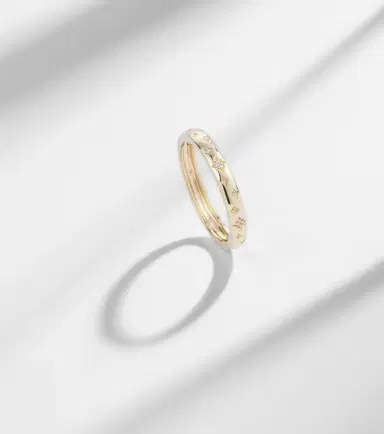 STONE AND STRAND Northern Star 14kt gold ring with diamonds | Thumbnail 5 STONE AND STRAND Northern Star 14kt gold ring with diamonds | Thumbnail 5